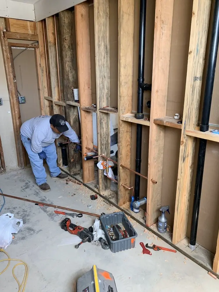 Commercial rough-in plumbing for Water Heater Replacement in Bakers Summit